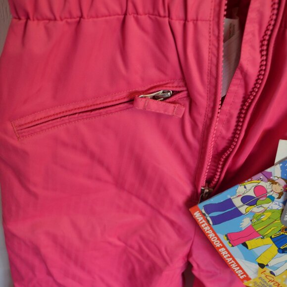 NWT Pink Kids Ski Bib - Picture 2 of 9